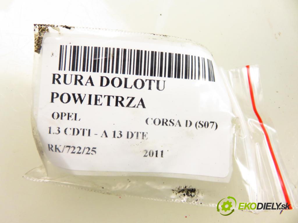 OPEL CORSA D (S07) HB 2011 70,00 1.3 CDTI - A 13 DTE 1248,00 Rúra intercoolera turba 2003933F