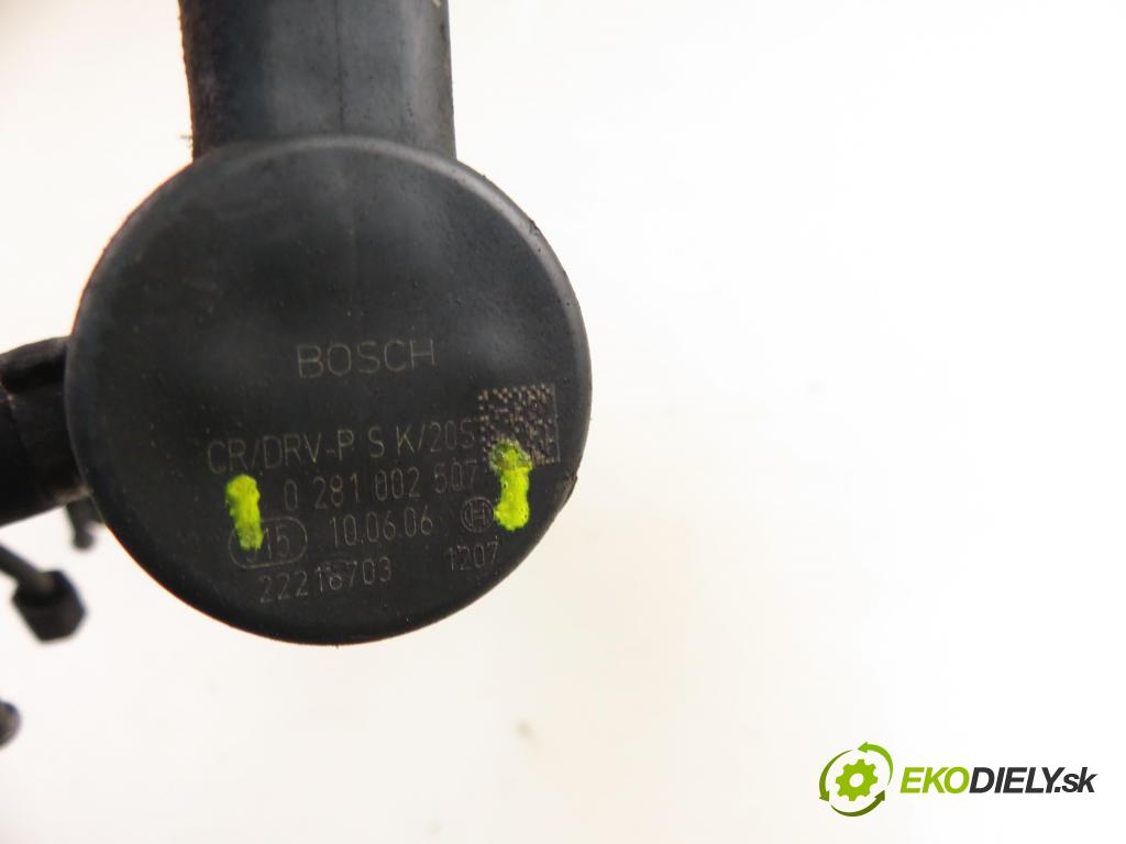FIAT GRANDE PUNTO (199_) HB 2006 66,00 1.3 D Multijet 90 - 199 A3.000 1248,00 lišta vstřikovací 55200517 ; 0445214086 ; 0281002507 (Vstřikovací lišty)