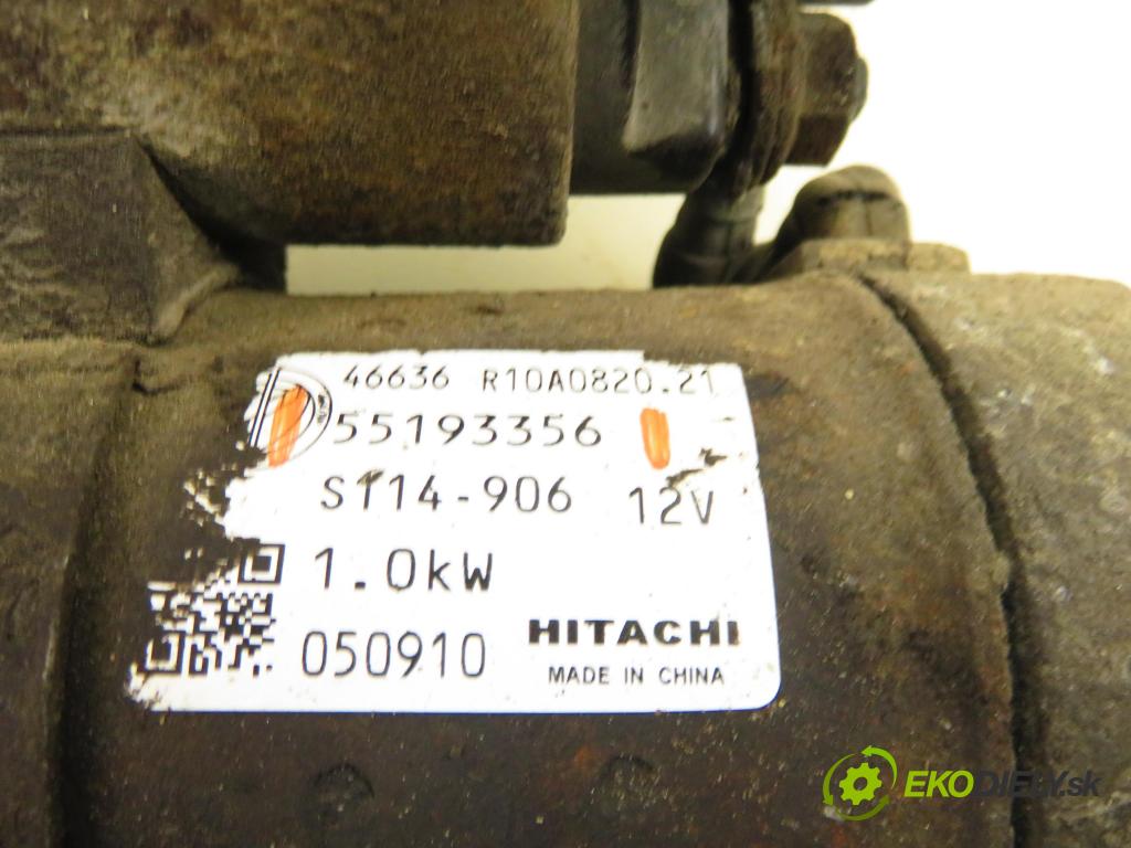 FIAT GRANDE PUNTO (199_) HB 2007 57,00 1.4 - 350 A1.000 1368,00 Štartér 55193356 (Štartér)