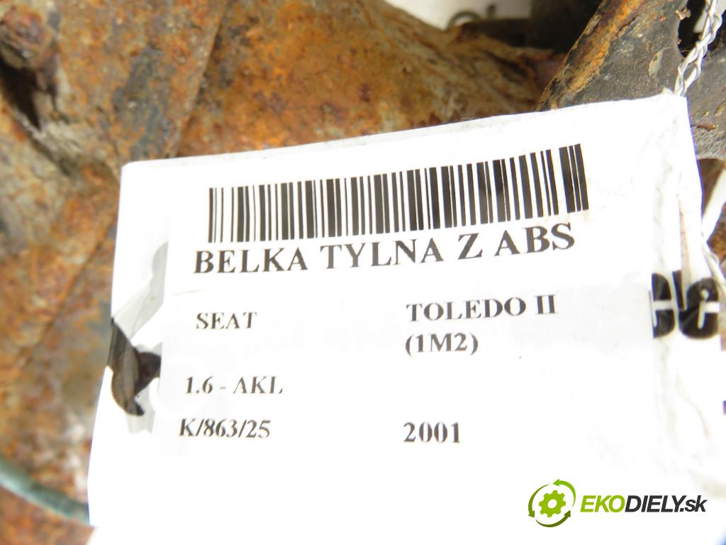 SEAT TOLEDO II (1M2) SEDAN 2001 74,00 1.6 - AKL 1595,00 výztuha zadní část ABS