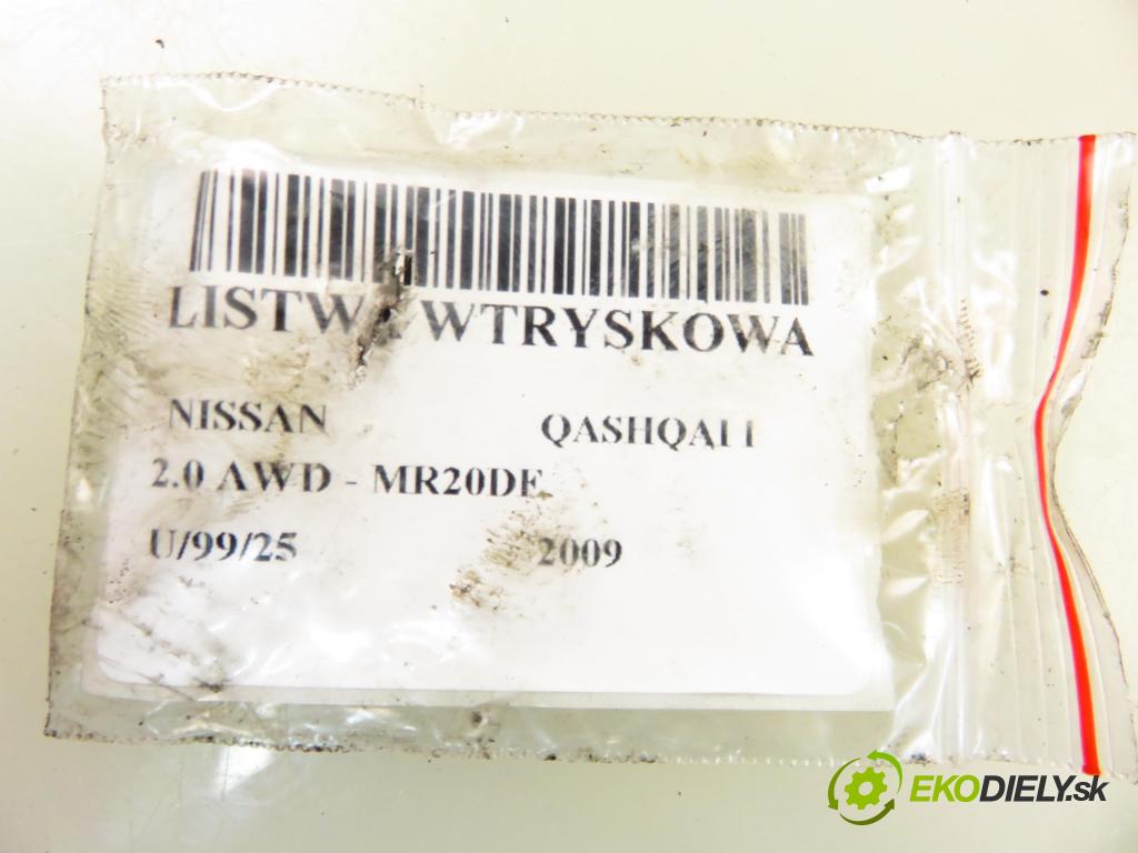 NISSAN QASHQAI / QASHQAI +2 I (J10, JJ10) CROSSOVER 2009 104,00 2.0 AWD 141 - MR20DE 1997,00 lišta vstřikovací FBY2850 (Vstřikovací lišty)