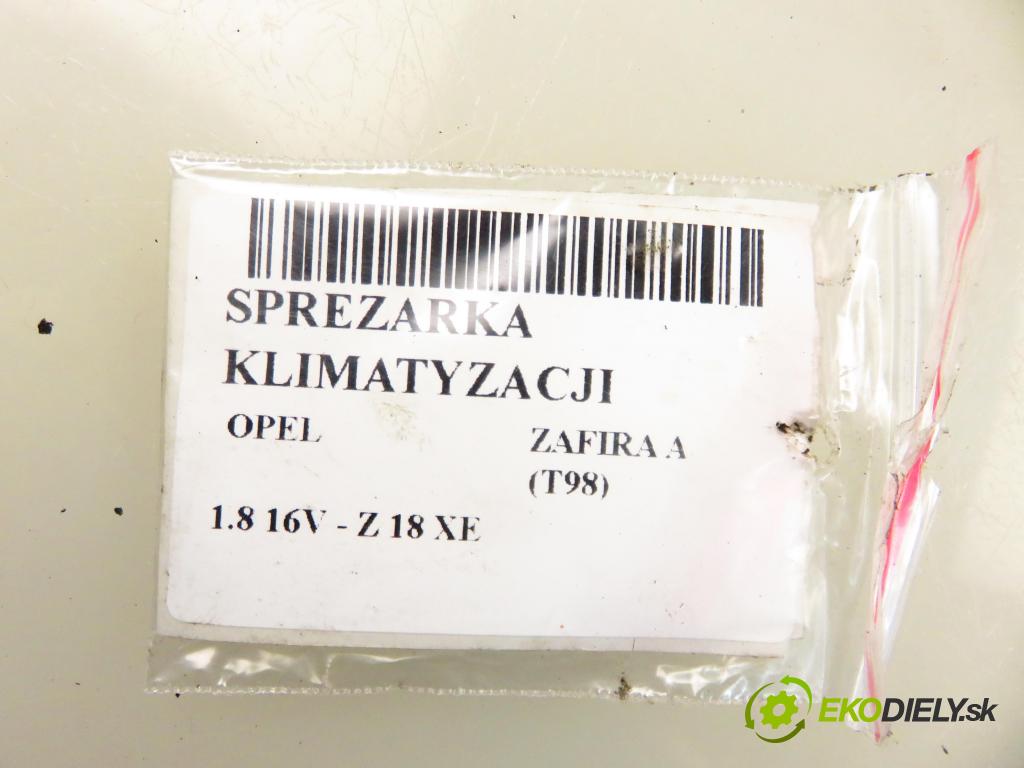OPEL ZAFIRA A Nadwozie Wielkopojemne (MPV) (T98)  MINIVAN 1999 92,00 1.8 16V 125 - Z 18 XE 1796,00 KOMPRESOR: klimatizace 24464151 (Kompresory)