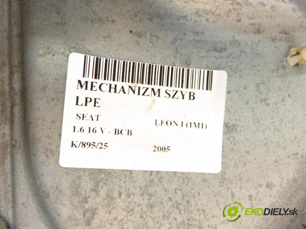 SEAT LEON (1M1) HB 2005 77,00 1.6 16 V - BCB 1598,00 mechanismus oken 1M0837755