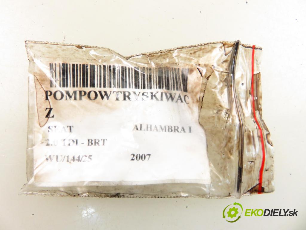 SEAT ALHAMBRA (7V8, 7V9) MINIVAN 2007 103,00 2.0 TDI - BRT 1968,00 vstříkovač 038130073BJ ; 0414720229 (Vstřikovače)