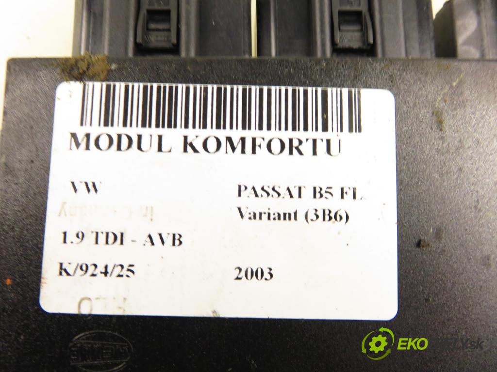 VW PASSAT B5.5 Variant (3B6) KOMBI 2003 74,00 1.9 TDI PD 101 - AVB 1896,00 MODUL komfortu 1C0959799A
