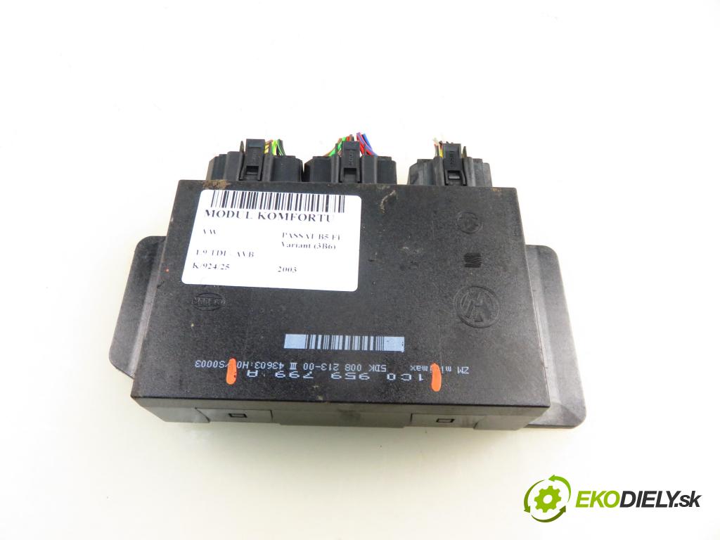 VW PASSAT B5.5 Variant (3B6) KOMBI 2003 74,00 1.9 TDI PD 101 - AVB 1896,00 MODUL komfortu 1C0959799A