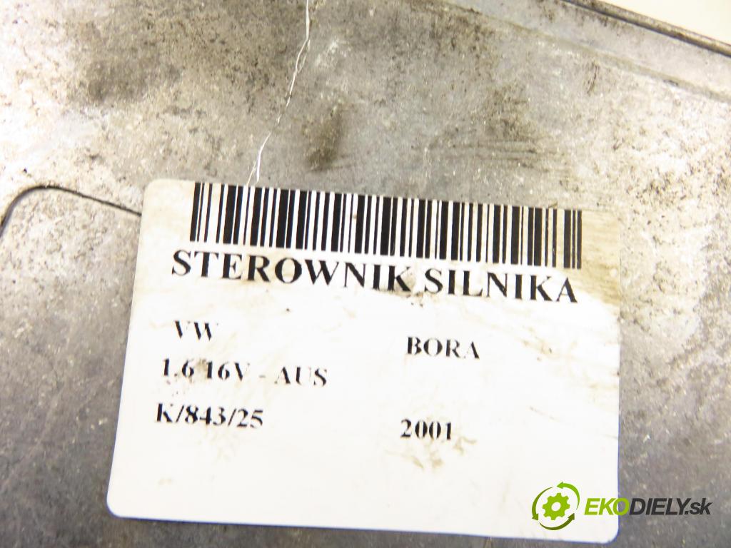 VW BORA (1J2) SEDAN 2001 77,00 1.6 16V - AUS 1598,00 Riadiaca jednotka Motor 036906034BB