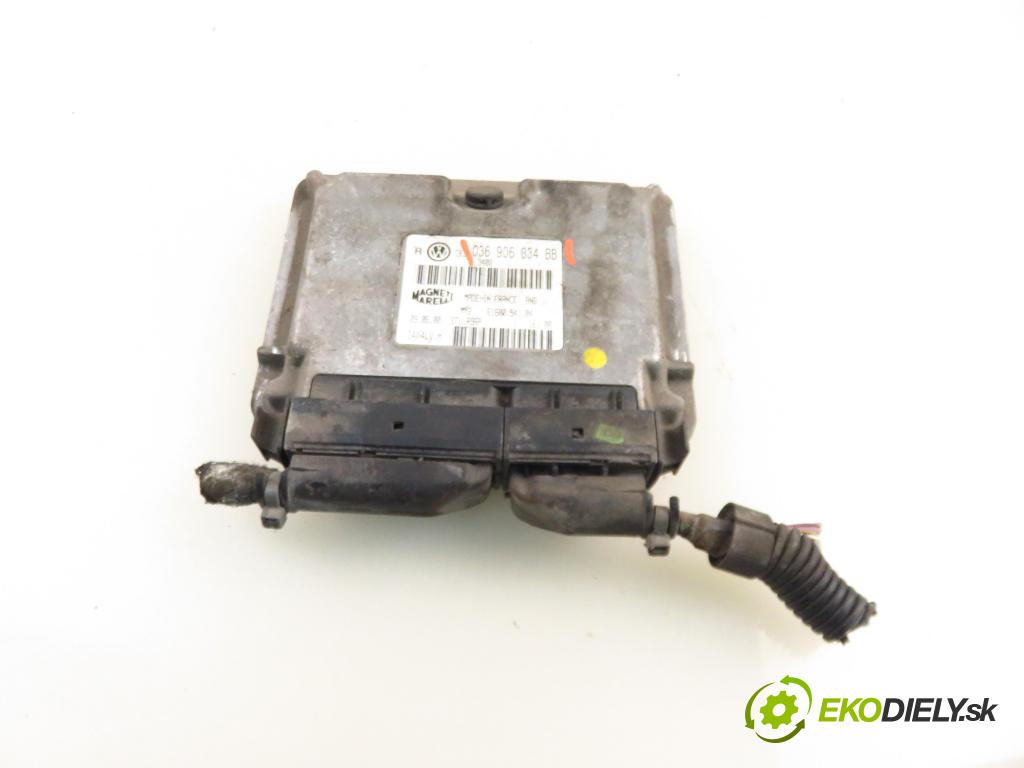 VW BORA (1J2) SEDAN 2001 77,00 1.6 16V - AUS 1598,00 Riadiaca jednotka Motor 036906034BB
