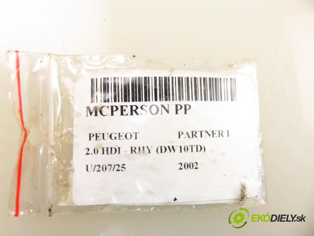 PEUGEOT PARTNER Combispace (5F) KOMBIVAN 2002 66,00 2.0 HDI - RHY (DW10TD) 1997,00 MCPERSON PP 