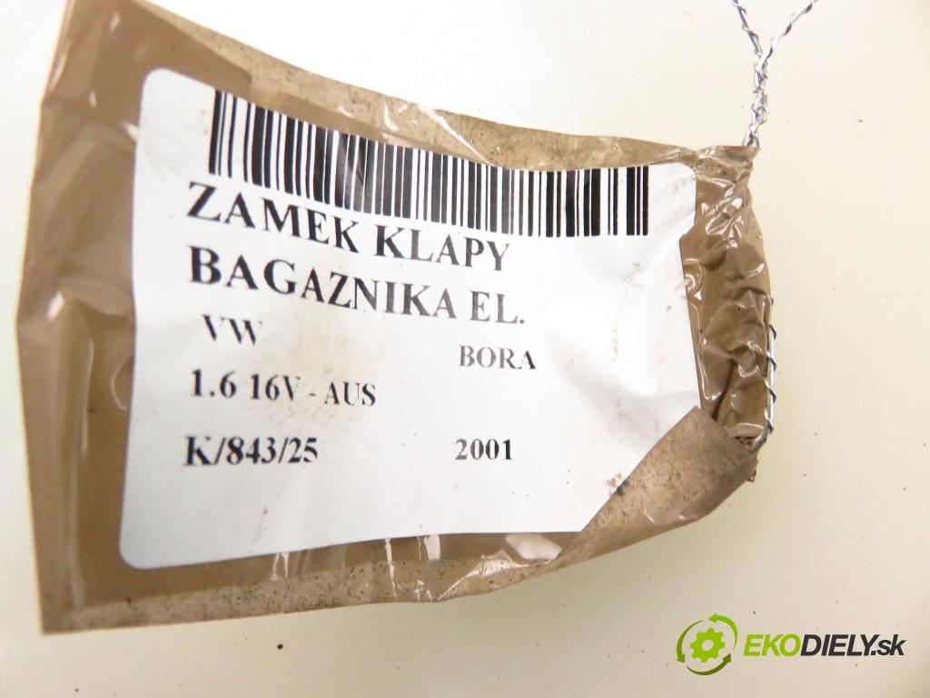 VW BORA (1J2) SEDAN 2001 77,00 1.6 16V - AUS 1598,00 zámok dveří kufr EL. 1J5827425F ; 1J5827505