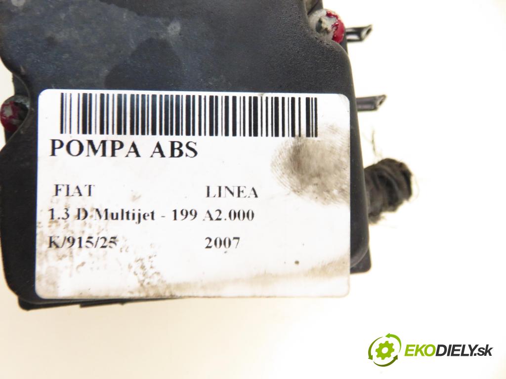 FIAT LINEA (323_) SEDAN 2007 0,00 1.3 D Multijet - 199 A2.000 1248,00 pumpa ABS 0265800661 ; 51801072 ; 0265231995 (Pumpy brzdové)