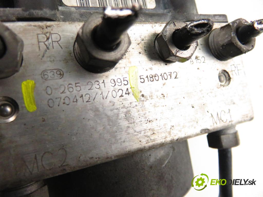 FIAT LINEA (323_) SEDAN 2007 0,00 1.3 D Multijet - 199 A2.000 1248,00 pumpa ABS 0265800661 ; 51801072 ; 0265231995 (Pumpy brzdové)