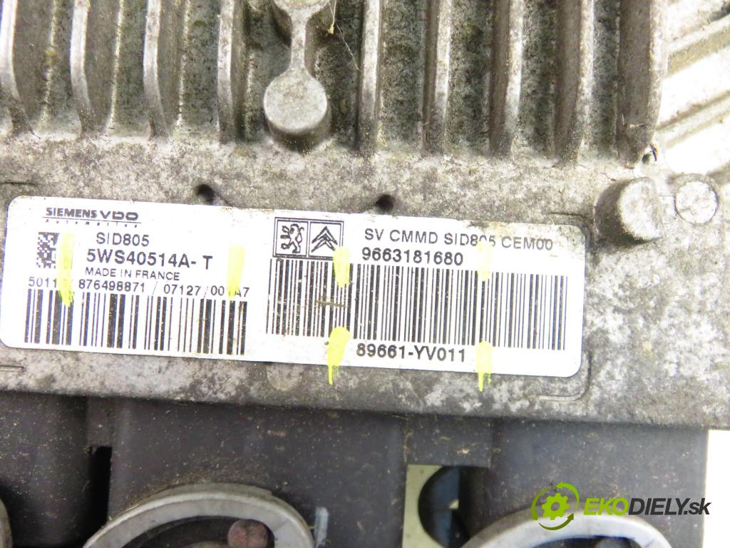 CITROEN C1 (PM_, PN_) HB 2007 40,00 1.4 HDi - 8HT (DV4TD) 1398,00 Riadiaca jednotka Motor 89661YV011 ; 9663181680 ; 5WS40514AT