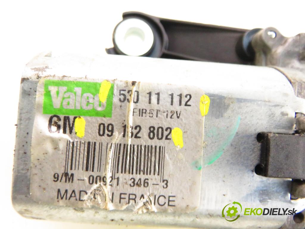 OPEL CORSA C (X01) HB 2004 55,00 1.2 16V 75 - Z 12 XE 1199,00 motorek stěrače ZADNÍ: 09132802 ; 53011112