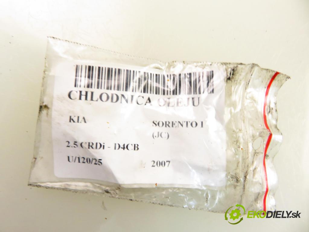 KIA SORENTO I (JC) SUV 2007 125,00 2.5 CRDi 170 - D4CB 2497,00 chladič oleja 