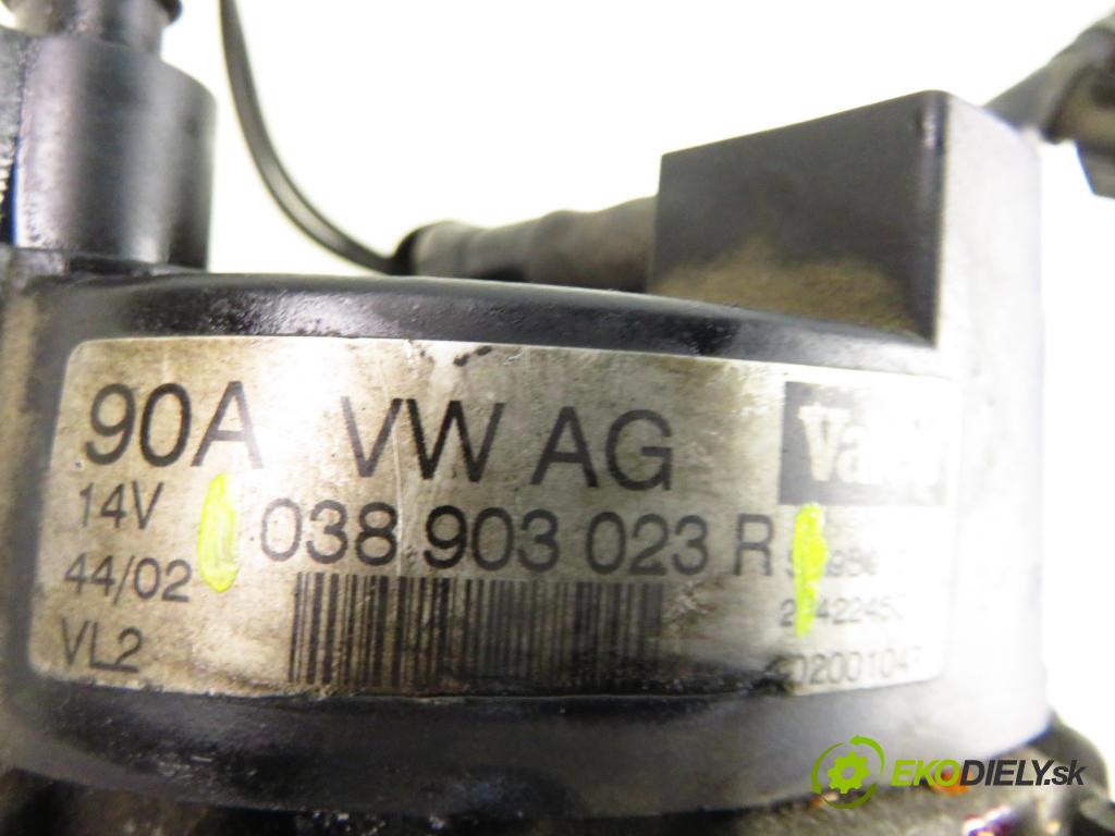 AUDI A3 (8L1) HB 2002 96,00 1.9 TDI quattro - ASZ 1896,00 Alternátor 038903023R (Alternátor)