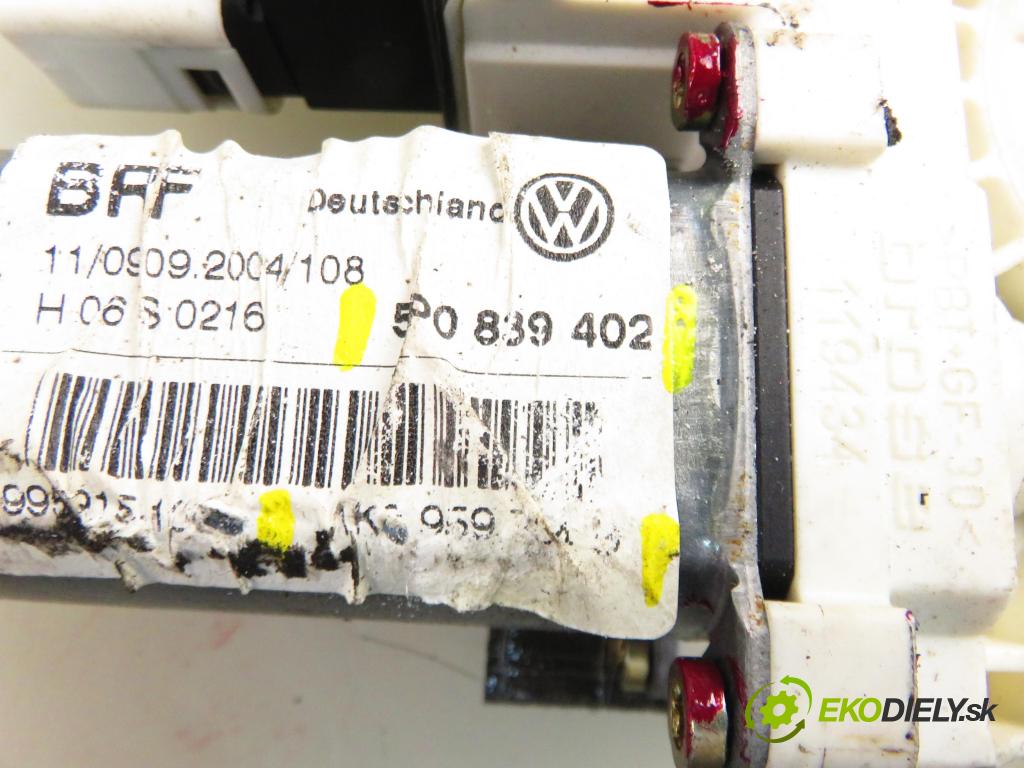 SEAT ALTEA (5P1) HB 2004 77,00 1.9 TDI - BKC 1896,00 mechanismus oken PTE 1K0959704B ; 5P0839402