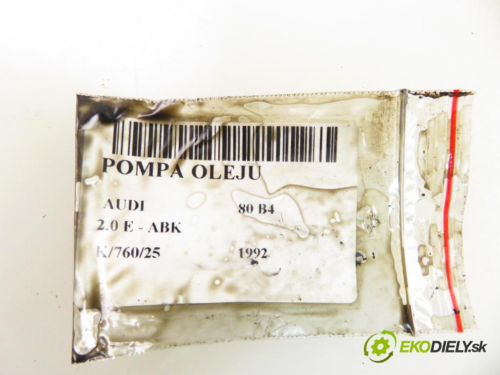 AUDI 80 (8C, B4) SEDAN 1992 85,00 2.0 E 115 - ABK 1984,00 Pumpa oleja 026115153A ; 053103623 (Olejová pumpa)