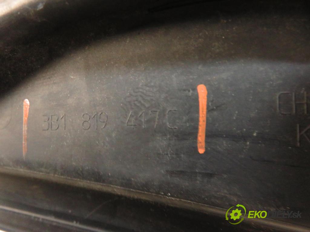 VW PASSAT B5.5 (3B3) SEDAN 2002 74,00 1.9 TDI PD 101 - AVB 1896,00 Torpédo, plast pod čelné okno 3B1819417C (Torpédo (plast pod čelným sklom))