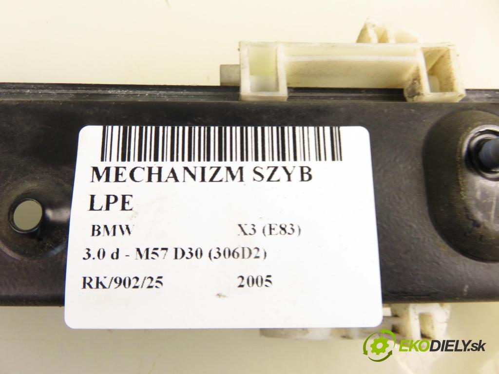 BMW X3 (E83) SUV 2005 150,00 xDrive 3.0 d 204 -  M57 D30 (306D2) 2993,00 mechanismus oken 6925963
