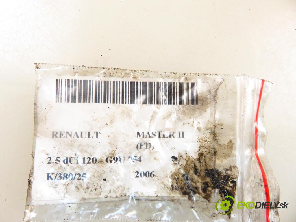 RENAULT MASTER II Skrzynia (FD) FURGON 2006 84,00 2.5 dCi 120 - G9U 754 2464,00 vstřikovač 0445110141 ; 8200146357 (Vstřikovače)