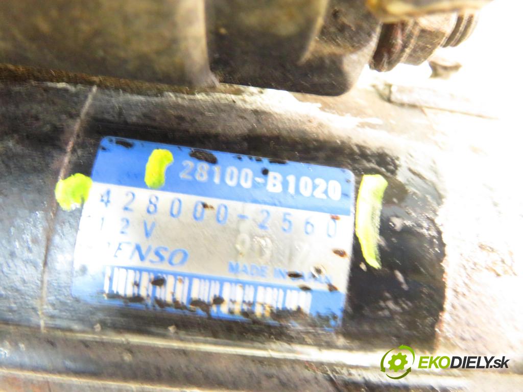 DAIHATSU SIRION (M3_) HB 2006 51,00 1 - 1KR-FE 998,00 Štartér 28100B1020 ; 4280002560 (Štartér)