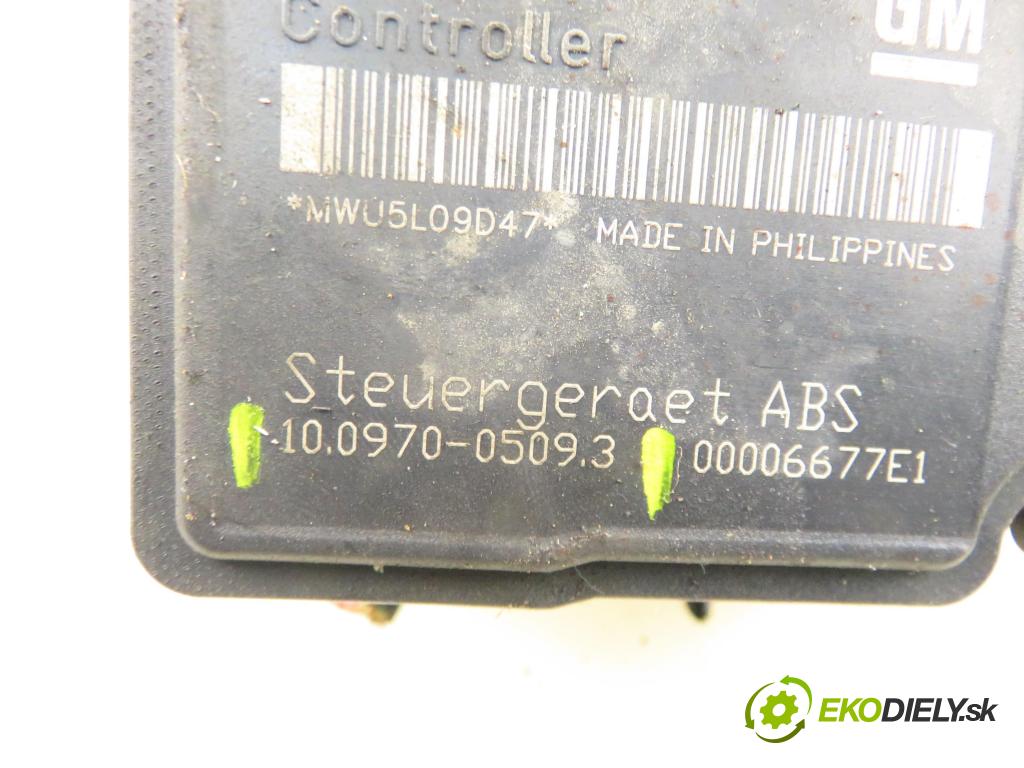 OPEL ASTRA H Kombi (A04) KOMBI 2006 74,00 1.7 CDTI - Z 17 DTH 1686,00 pumpa ABS 10097005093 ; 13157576BE ; 10020700244 (Pumpy brzdové)