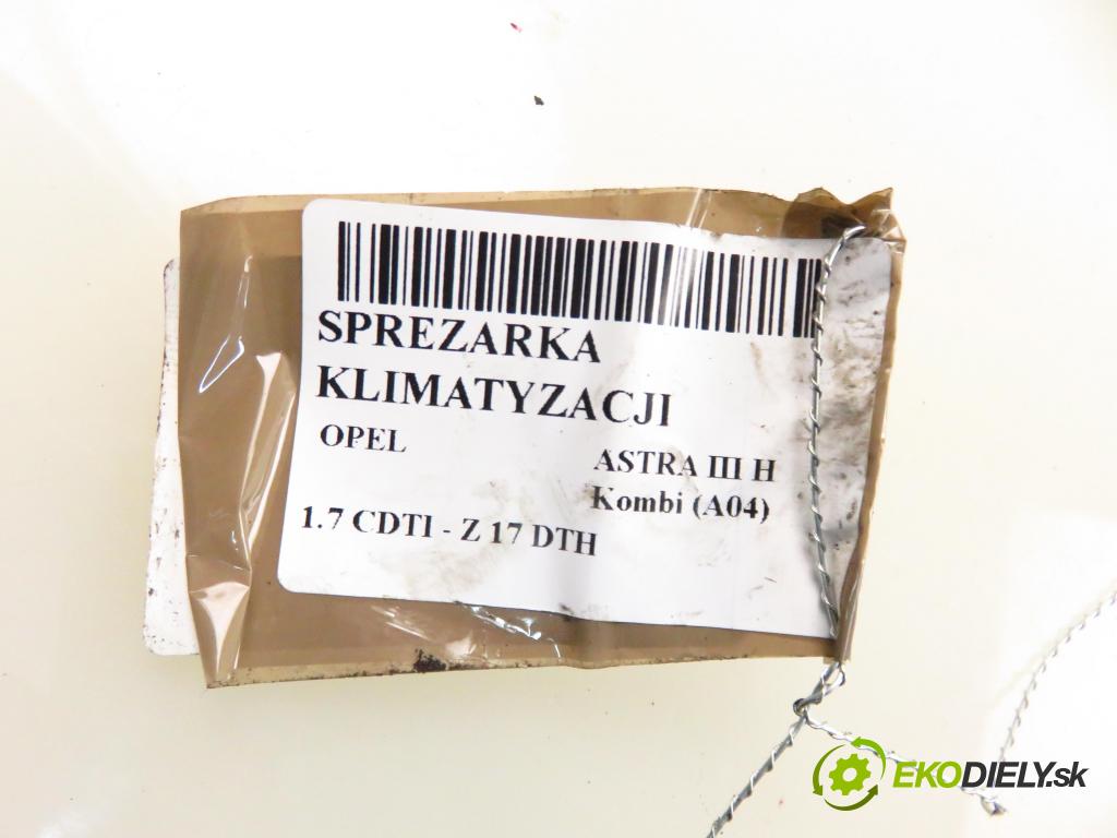 OPEL ASTRA H Kombi (A04) KOMBI 2006 74,00 1.7 CDTI - Z 17 DTH 1686,00 KOMPRESOR: klimatizace 13124751 (Kompresory)