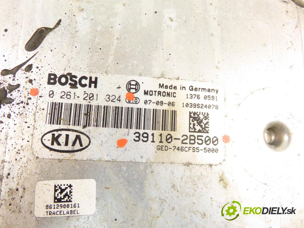 KIA CEE'D liftback (ED) HB 2008 92,00 1.6 CVVT - G4FC 1591,00 Riadiaca jednotka Motor 0261201324 ; 391102B500