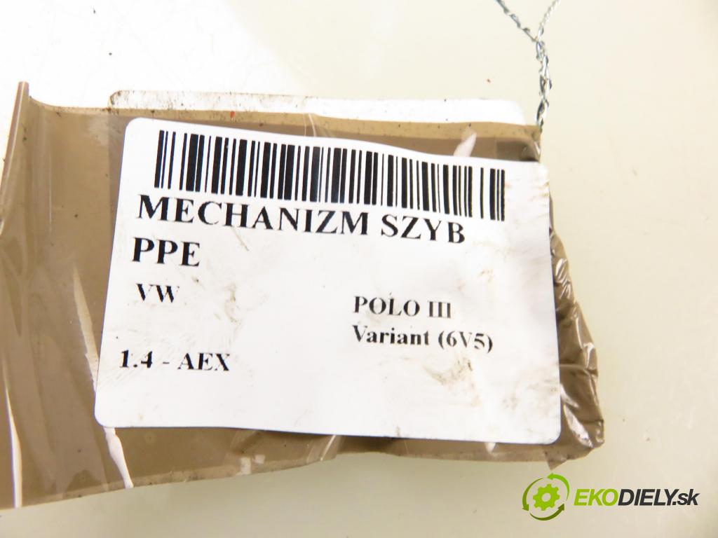 VW POLO Variant (6V5) KOMBI 1999 0,00 1.4 - AEX 1390,00 mechanismus oken PPE