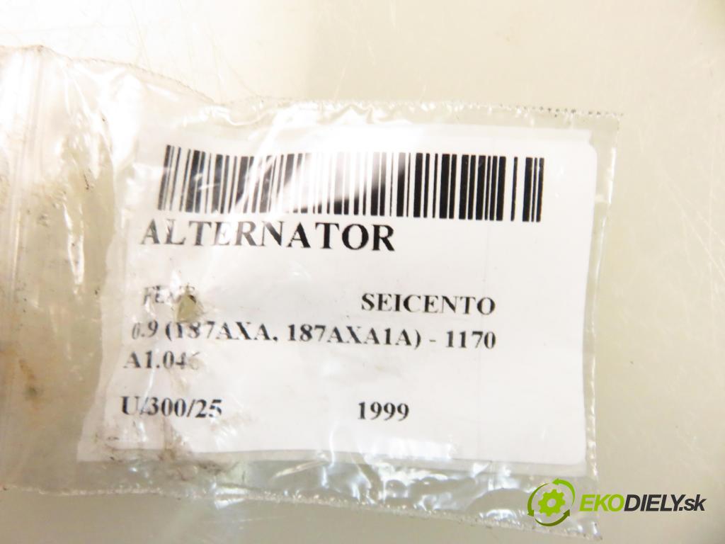 FIAT SEICENTO / 600 (187_) HB 1999 29,00 0.9 39 - 1170 A1.046 899,00 Alternátor  (Alternátor)