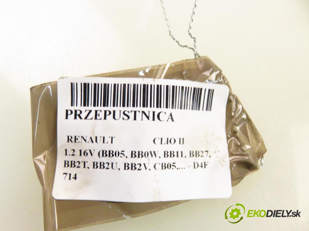 RENAULT CLIO II (BB_, CB_) HB 2002 55,00 1.2 16V (BB05, BB0W, BB11, BB27, BB2T, BB2U, BB2V, 1149,00 Škrtiaca klapka 8200166869 ; H8200067219 (Škrtiaca klapka)
