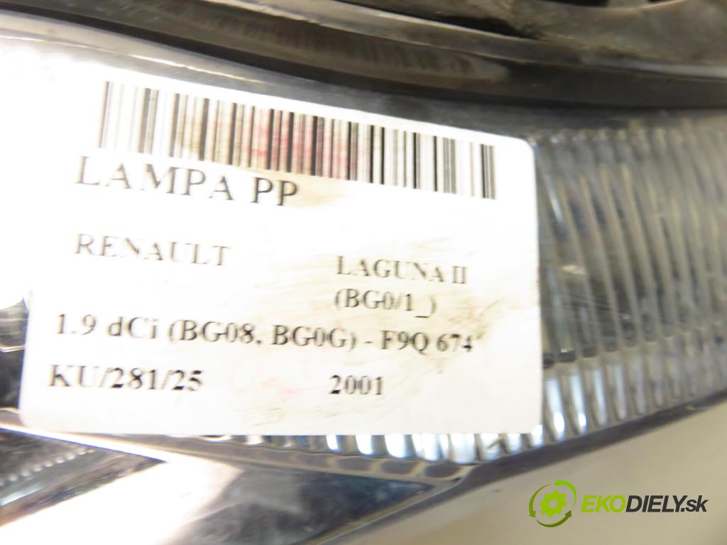 RENAULT LAGUNA II (BG0/1_) LIFTBACK 2001 88,00 1.9 dCi (BG08, BG0G) - F9Q 674 1870,00 Svetlo PP