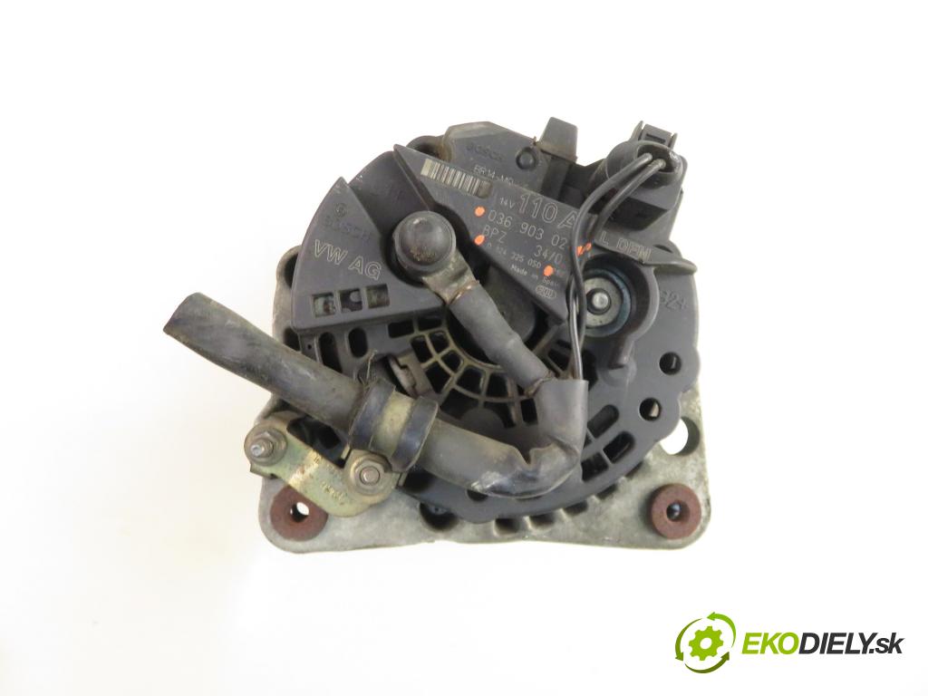 VW GOLF IV (1J1) HB 2002 81,00 1.6 FSI - BAD 1598,00 Alternátor 036903024 ; 0124325050 (Alternátor)