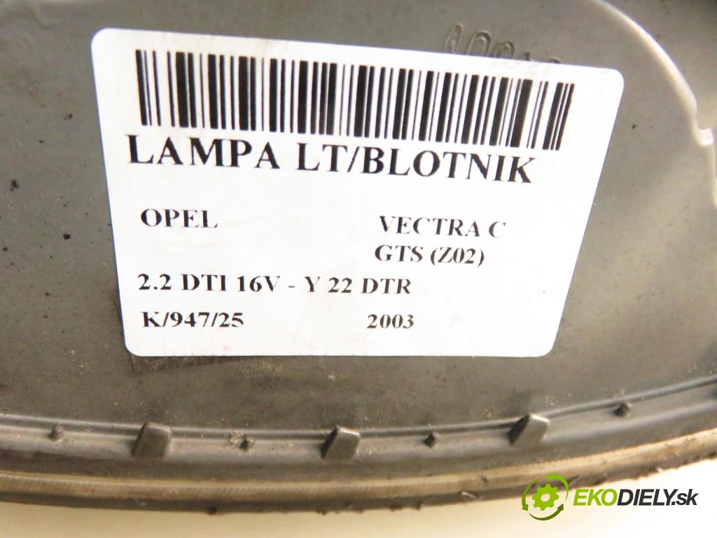 OPEL VECTRA C GTS (Z02) LIFTBACK 2003 92,00 2.2 DTI 16V 125 - Y 22 DTR 2172,00 světlo levé zadní