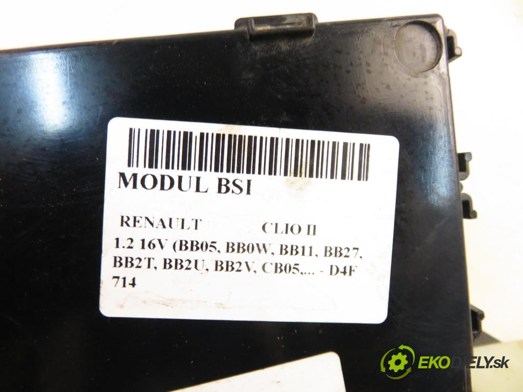 RENAULT CLIO II (BB_, CB_) HB 2002 55,00 1.2 16V (BB05, BB0W, BB11, BB27, BB2T, BB2U, BB2V, 1149,00 MODUL BSI P8200311988