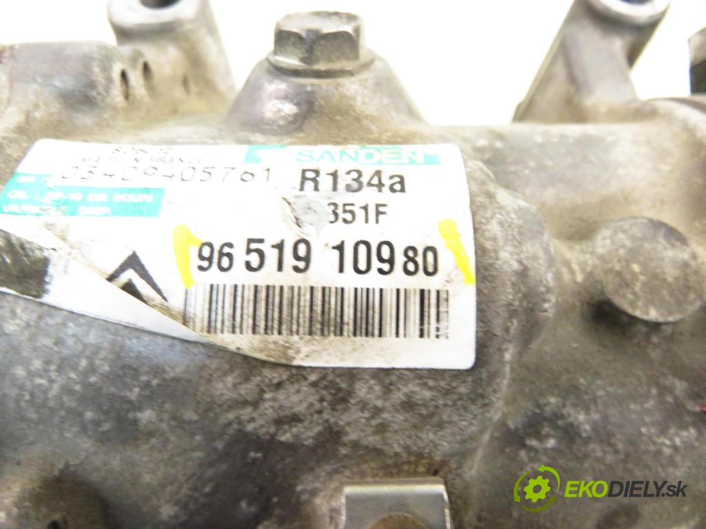 PEUGEOT 207 (WA_, WC_) HB 2007 88,00 1.6 16V VTi - 5FW (EP6) 1598,00 KOMPRESOR: klimatizácie 9651910980 (Kompresor klimatizácie)