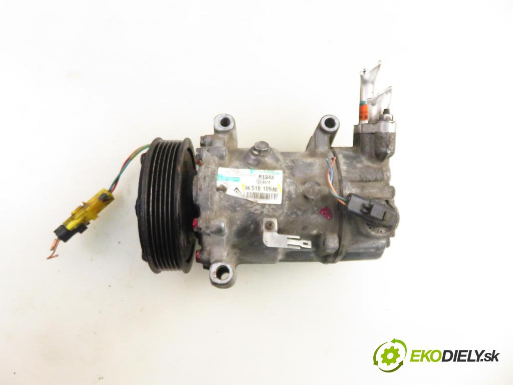 PEUGEOT 207 (WA_, WC_) HB 2007 88,00 1.6 16V VTi - 5FW (EP6) 1598,00 KOMPRESOR: klimatizácie 9651910980 (Kompresor klimatizácie)