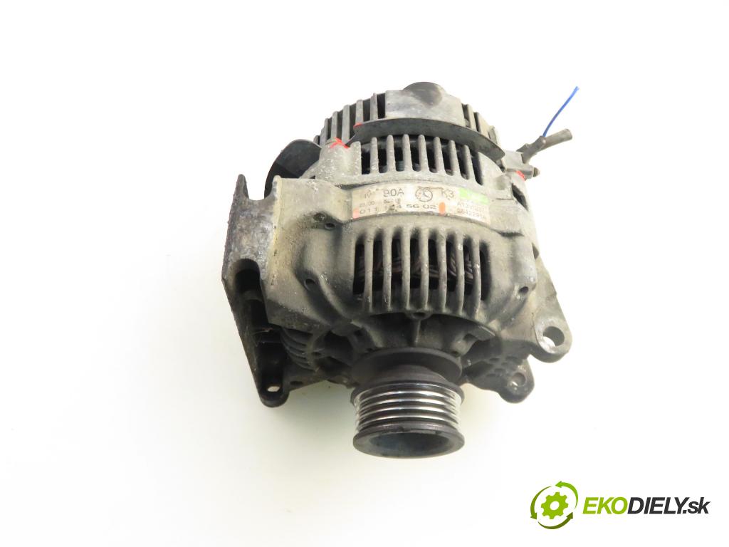 MERCEDES-BENZ KLASA A (W168) HB 1998 75,00 1.6 102 A 160  M 166.960 1598,00 Alternátor 0111545602 (Alternátor)