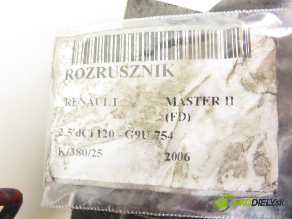 RENAULT MASTER II Skrzynia (FD) FURGON 2006 84,00 2.5 dCi 120 - G9U 754 2464,00 Štartér  (Štartér)