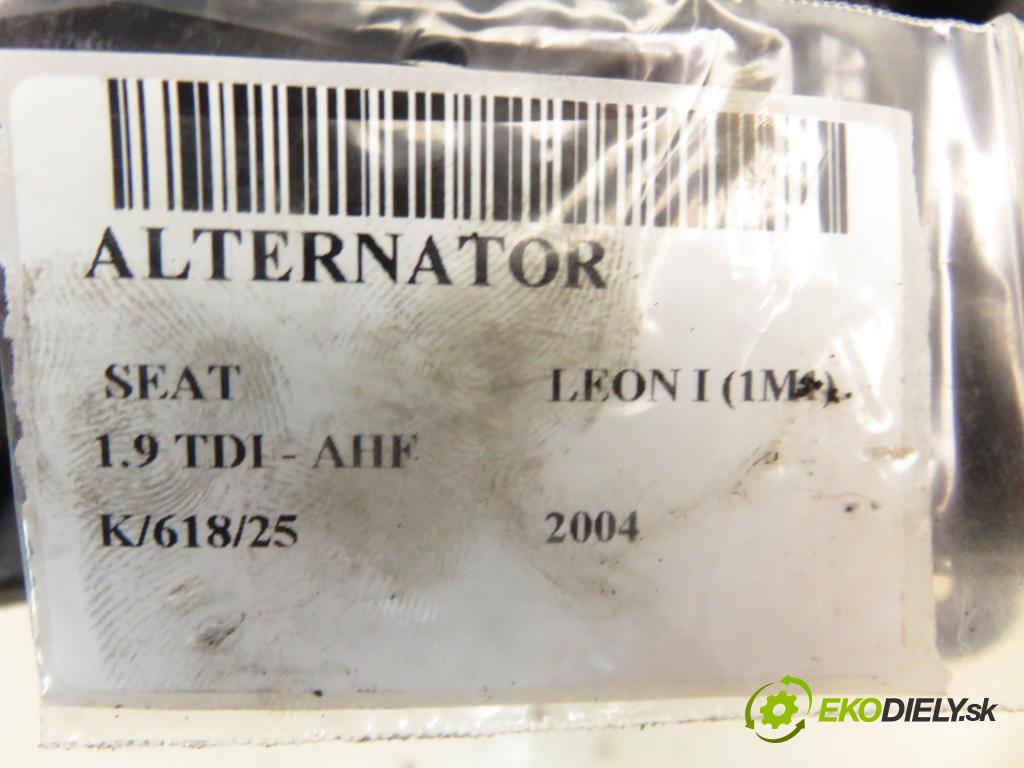SEAT LEON (1M1) HB 2004 81,00 1.9 TDI - AHF 1896,00 Alternátor 038903023K ; 0124315001 (Alternátor)
