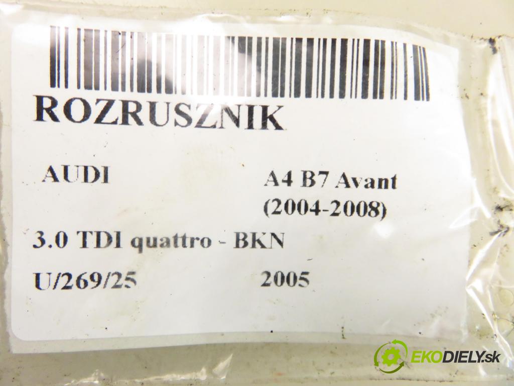 AUDI A4 Avant (8ED, B7) KOMBI 2005 150,00 3.0 TDI quattro - BKN 2967,00 Štartér (Štartér)