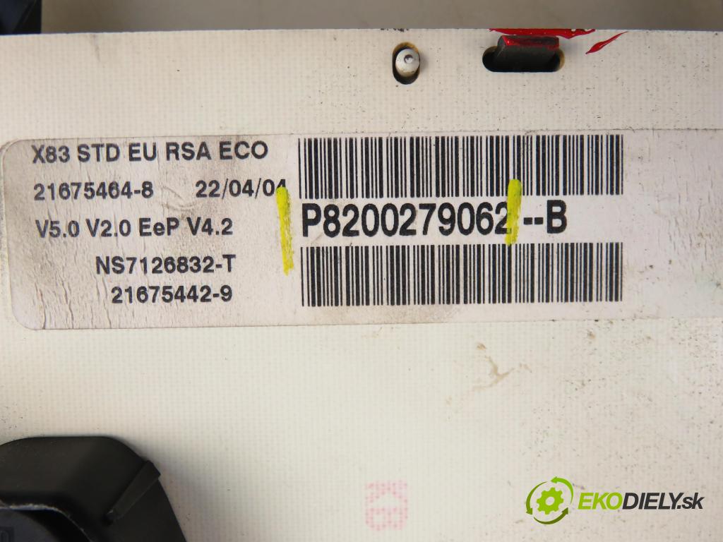 RENAULT TRAFIC II Autobus (JL) BUS 2004 74,00 1.9 dCI 100 (JL0C) - F9Q 760 1870,00 Prístrojovka elektrický P8200279062