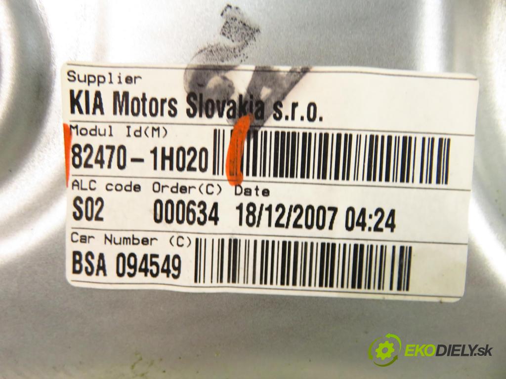 KIA CEE'D liftback (ED) HB 2008 92,00 1.6 CVVT - G4FC 1591,00 mechanismus oken 824701H020
