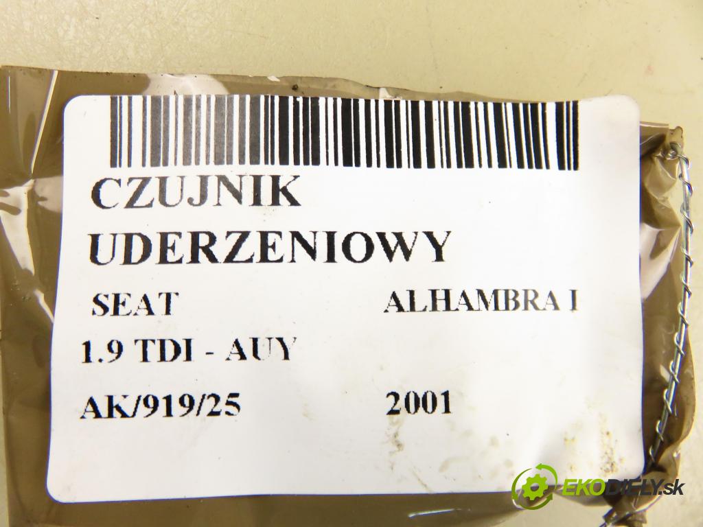 SEAT ALHAMBRA (7V8, 7V9) MINIVAN 2001 85,00 1.9 TDI PD 115 - AUY 1896,00 Snímač nárazu 5WK42895 ; 6Q0909606 (Snímač nárazu)