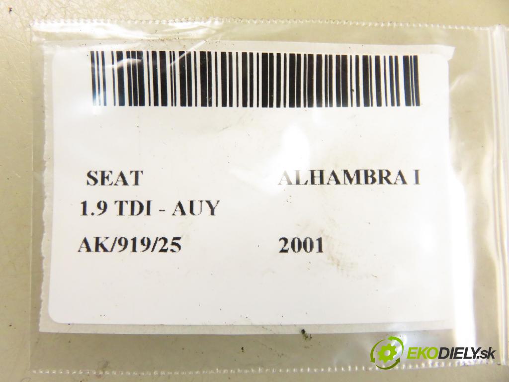 SEAT ALHAMBRA (7V8, 7V9) MINIVAN 2001 85,00 1.9 TDI PD 115 - AUY 1896,00 Snímač nárazu 5WK42895 ; 6Q0909606 (Snímač nárazu)