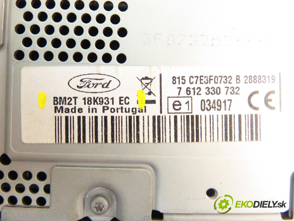 FORD S-MAX (WA6) MINIVAN 2011 147,00 2.2 TDCi - KNWA 2179,00 RADIO CD BM2T18K931EC