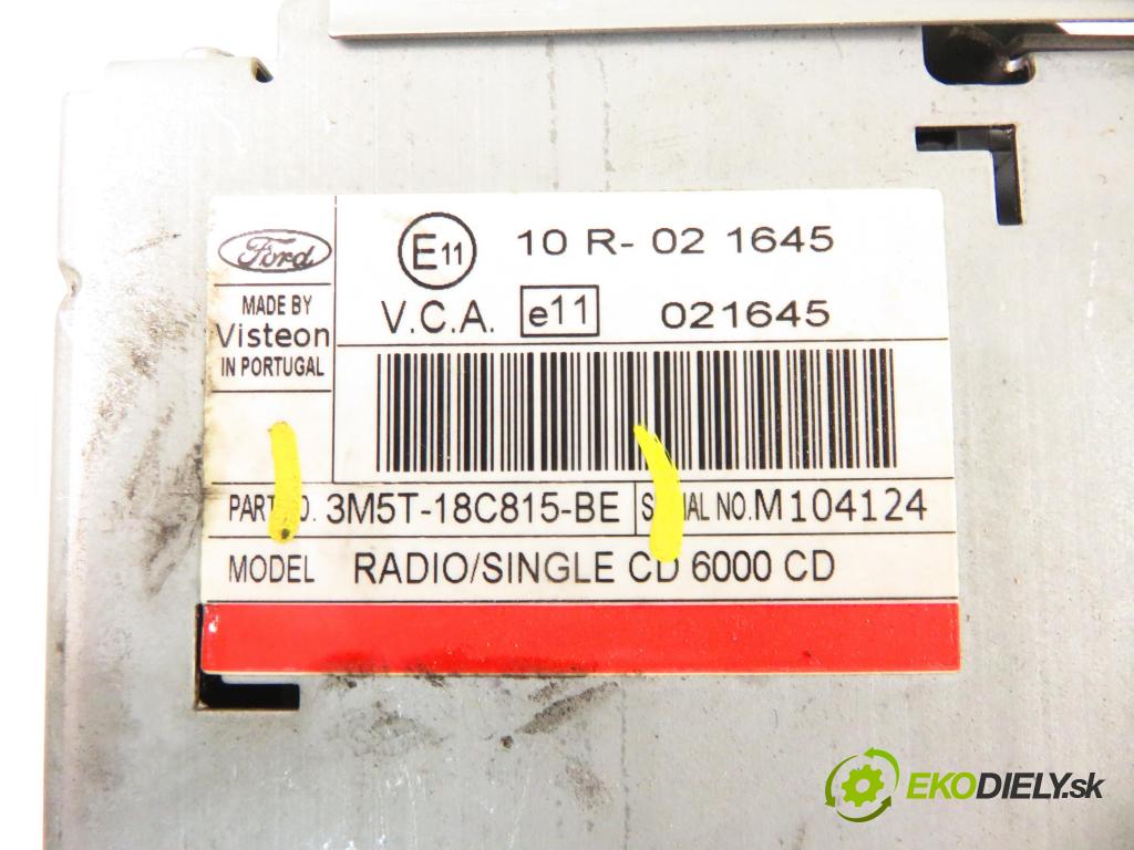 FORD FOCUS C-MAX (DM2) MINIVAN 2004 100,00 2.0 TDCi - G6DA 1997,00 RADIO CD 3M5T18C815BE