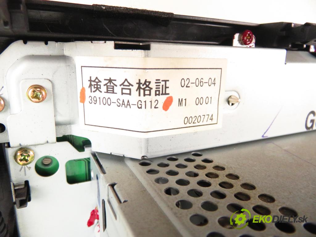 HONDA JAZZ II (GD_, GE3, GE2) HB 2002 61,00 1.3 (GD1) - L13A1 1339,00 RADIO 39100SAAG112