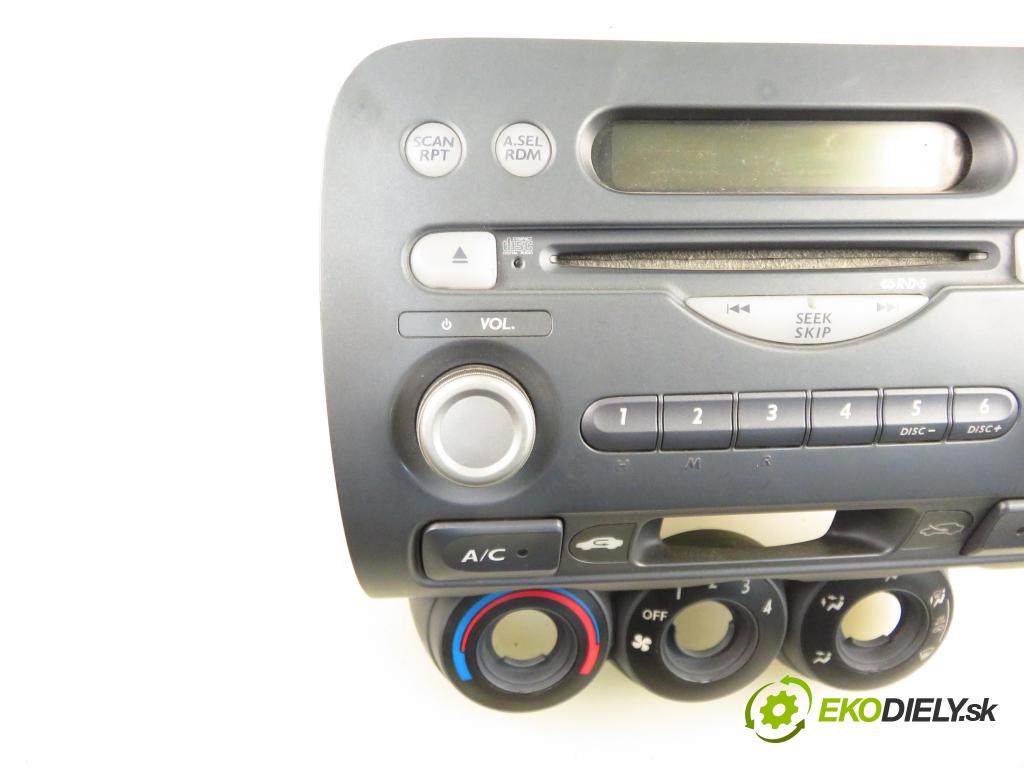 HONDA JAZZ II (GD_, GE3, GE2) HB 2002 61,00 1.3 (GD1) - L13A1 1339,00 RADIO 39100SAAG112